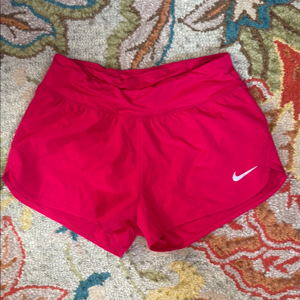 Nike Pink Athletic Shorts Lightweight Moisture-Wicking